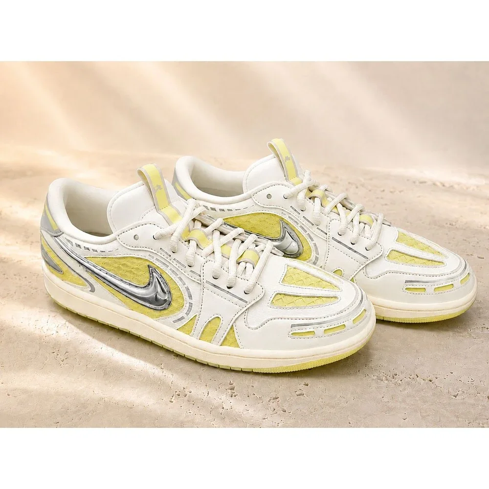 Nike Air Jordan 1 MM Low V3 Sail Luminous Green W 11.5 M 10 HQ2186 130
